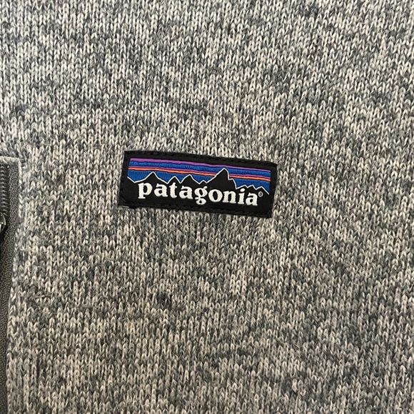 Patagonia Men's Zip Up Sweater in Heather Gray - Picture 2 of 3